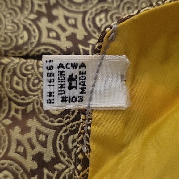 Vtg 1950s-1960s Damon for Kauffmans Floral Psychedelic Tie - Picture 5 of 6